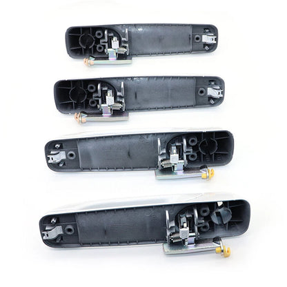 4 Pcs Door Handle Set Bright White for Ram 1500 2500 3500 (2019-2023)
