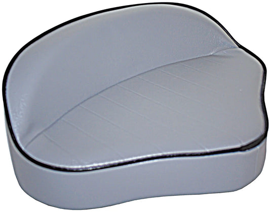 Boat Stand Up Pro Seat Grey/Black Piping Marine Grade Vinyl Seat Only