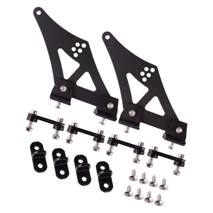 5" CNC Aluminum Alloy Universal Rear Wing Spoiler Mount Brackets for Cars