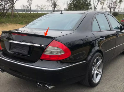Rear Spoiler Unpainted Wing Lip for Mercedes Benz E-Class W211 (2003-2009)