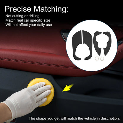 Car Door Anti Kick Pad Sticker Protector for Jeep Renegade (2016)
