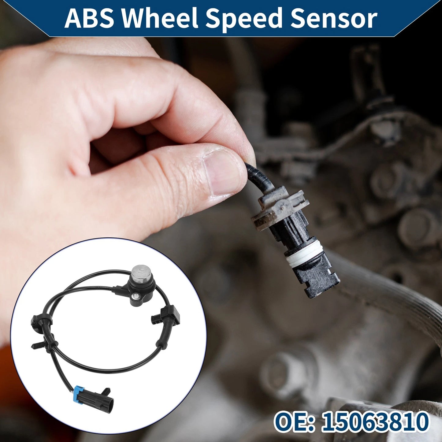 ABS Wheel Speed Sensor for Cadillac Escalade Rear (2003-2006)