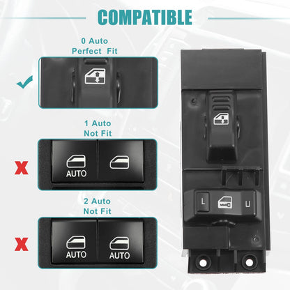Passenger Power Window Switch for Chevy Silverado 1500 2500 (2000-2002)