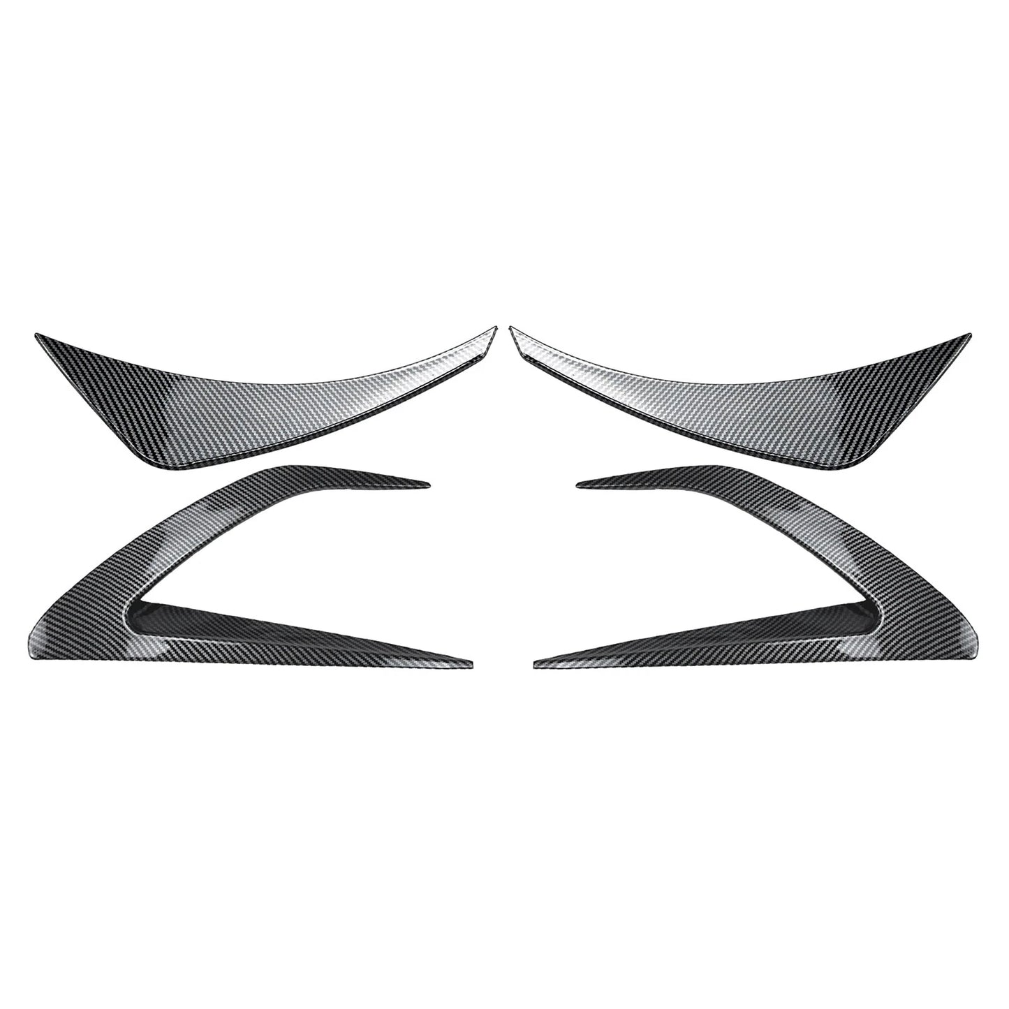 4 x Carbon Look Front Side Air Vent Trims for Mazda Miata MX-5 (2016-2025)