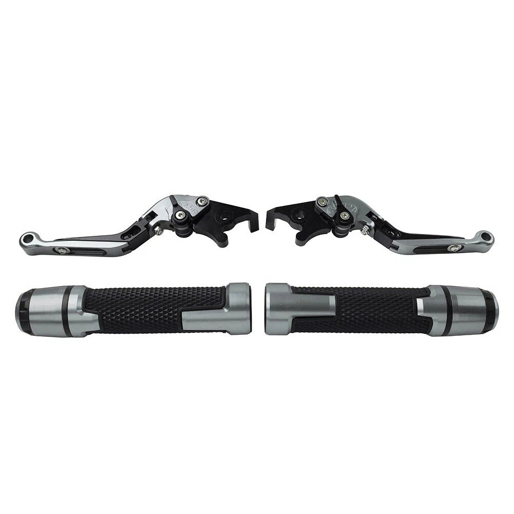 Extendable Brake Clutch Levers Grip Set for Kawasaki Z650 Z900 (2017-2023)