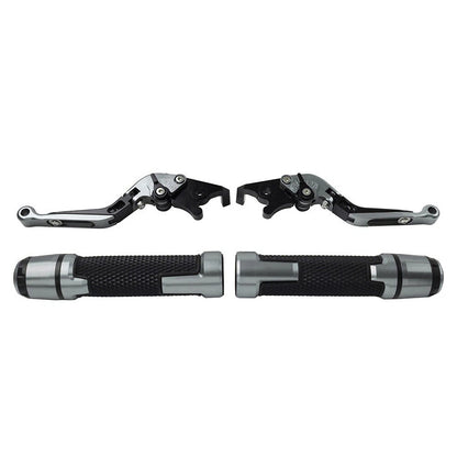 Extendable Brake Clutch Levers Grip Set for Kawasaki Z650 Z900 (2017-2023)