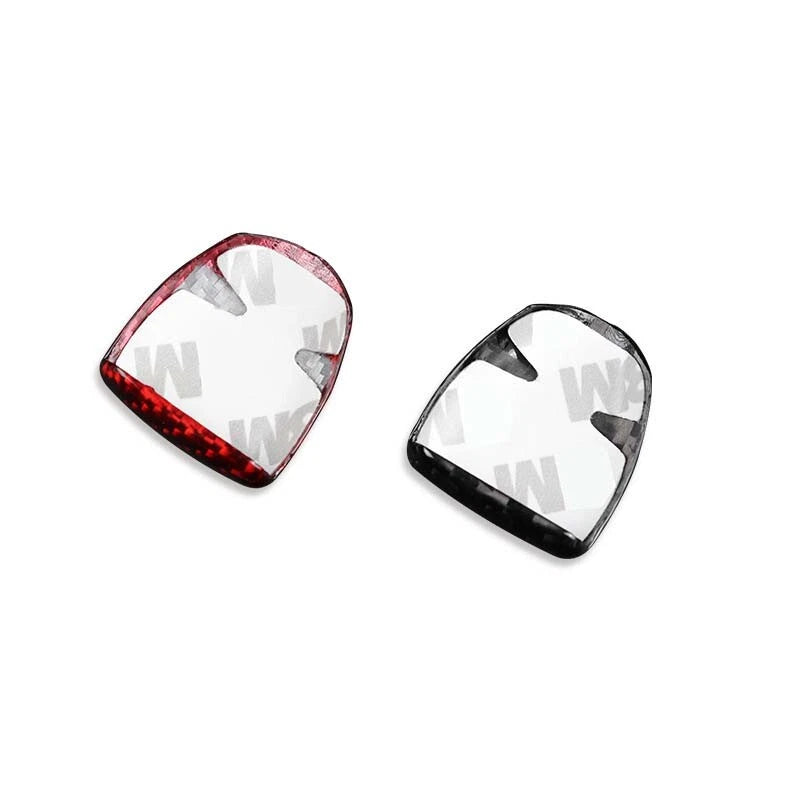 Real Carbon Fiber Engine Start Buttons Cover Trim fit For Mini Cooper 2014-2020