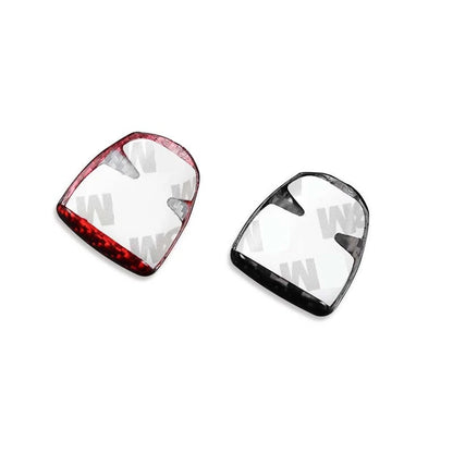 Real Carbon Fiber Engine Start Buttons Cover Trim fit For Mini Cooper 2014-2020