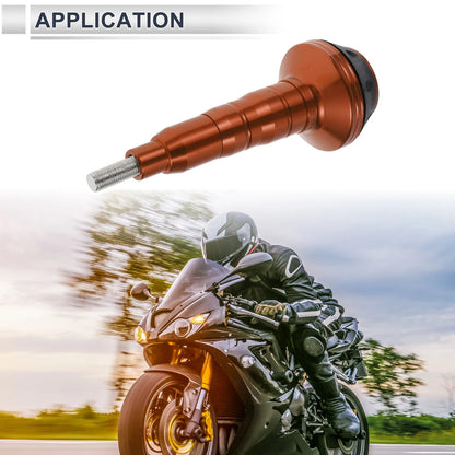 0.63" Aluminum Alloy Plastic Motorcycle Slider Frame 1 Pc Orange