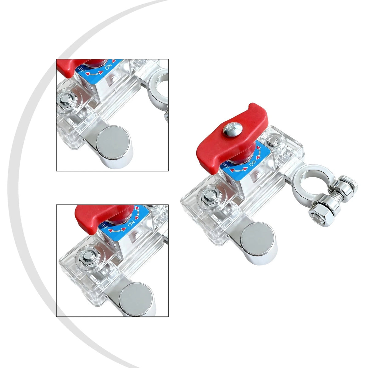 Battery Cut Off Switch / 12V 24V / Vehicle Power Disconnect for Car Equipment
