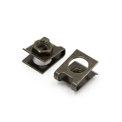 50 x U Nuts / M6x1.0 / Dark Green Fairing Clip Speed Fastener for Motorcycle
