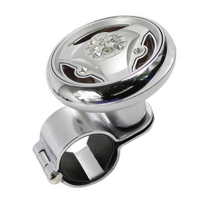 Steering Wheel Knob for Car - Silver Steering Aid for Enhanced Control