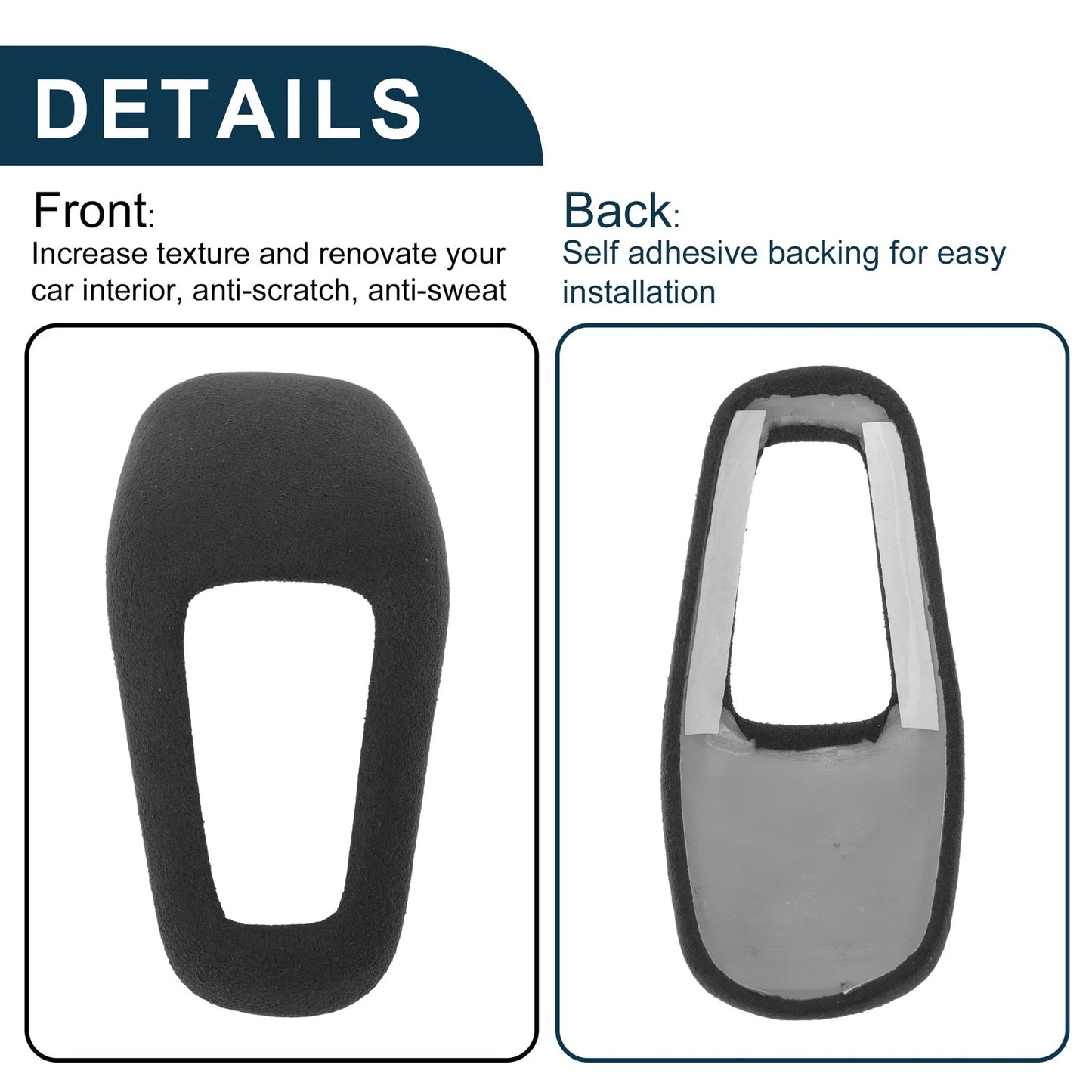 Gear Shift Knob Cap Cover Dark Gray Console for Porsche Cayenne (2018-2025)