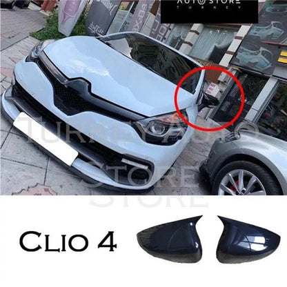 2 Piece Side View Mirror Covers for Renault Clio Mk4 (2012-2019)