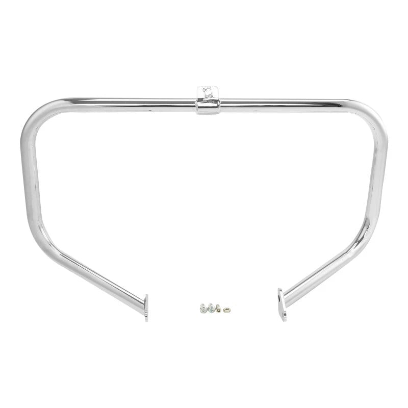 Black Chrome Engine Guard Crash Bar for Harley Road Glide (1997-2008)