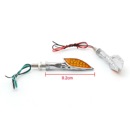 Chrome Skeleton Hand Turn Signals for Universal Motorcycle (2020-2023)
