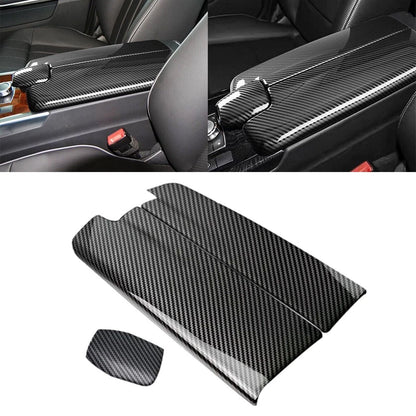 Fiber Center-Carbon Armrest Box Cover for E Class W212 (2010–2015)
