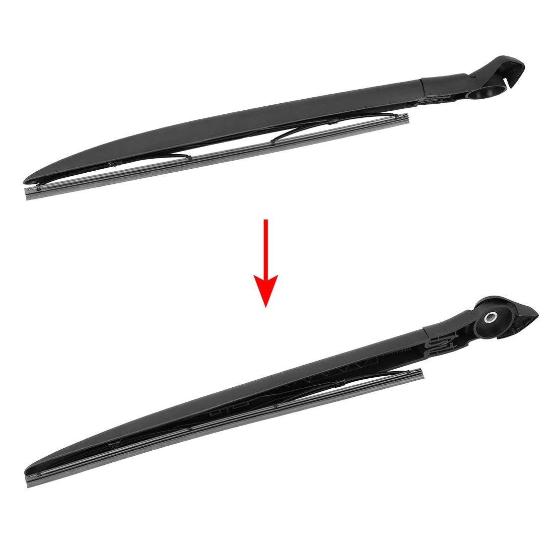 Rear Windshield Wiper Blade Arm Set 375mm for Porsche Cayenne GTS (2002-2010)