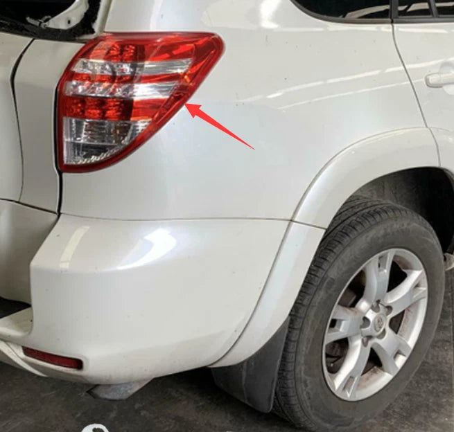 ABS Chrome Rear Light Lamp Tail Frame Cover Trim for 2006-2008 Toyota RAV4 2 x