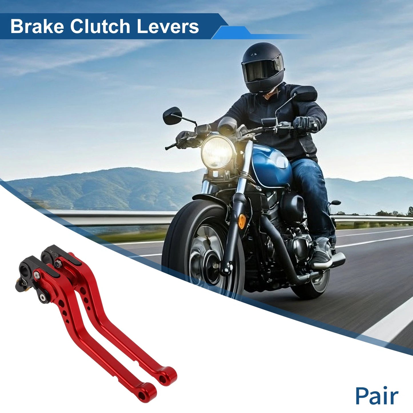 Long Brake Clutch Levers for Ducati MONSTER S2R 800 (2005-2007)