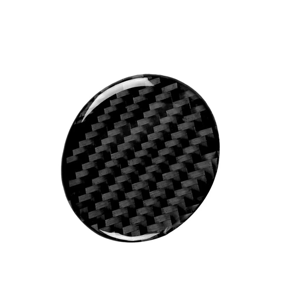 Carbon Fiber Central Control Switch Button Cover for Audi A4 B9 (2017-2019)