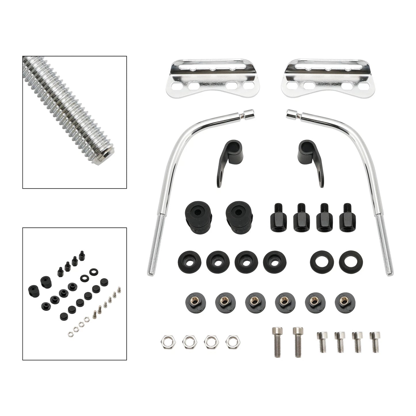 Headlight Mounting Bracket for Universal Retro Cafe Racer