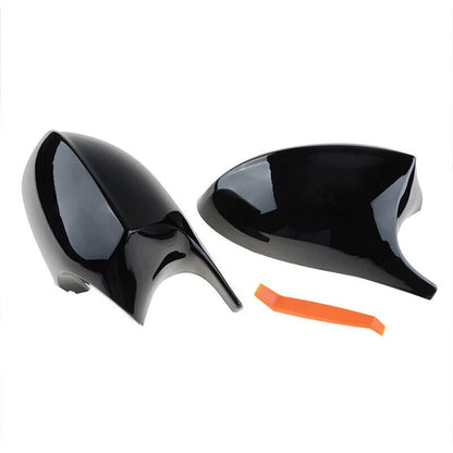 Gloss Black Side Mirror Covers for BMW E90 E93 M3 Style (2007-2013)
