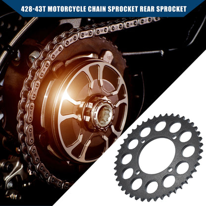 76mm Motorcycle Chain Sprocket 43-Tooth Rear for Dirt Bike
