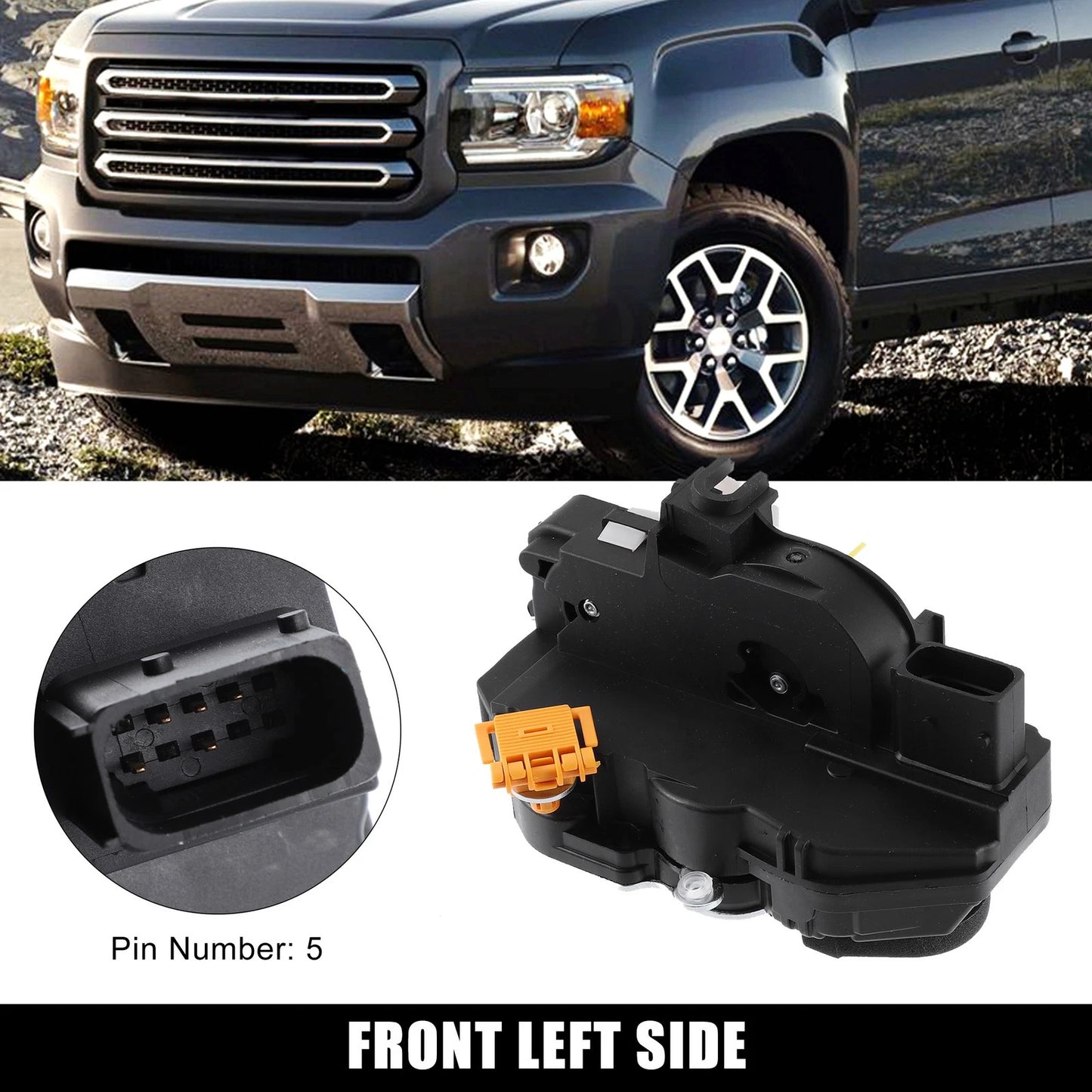 Power Door Lock Actuator Motor Front Left for Buick