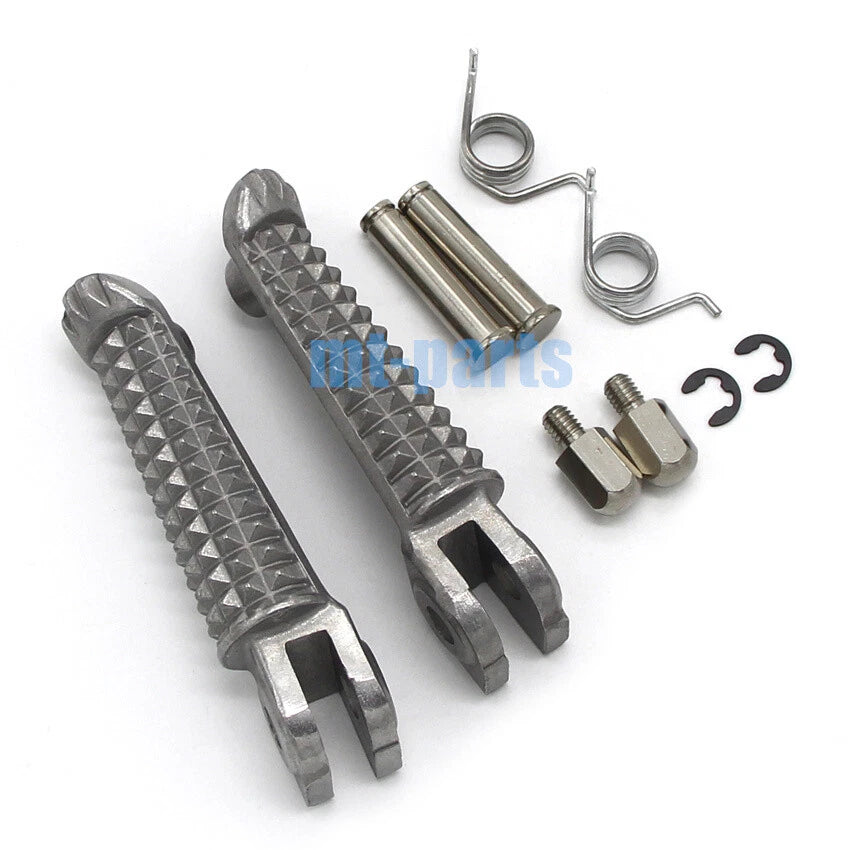 Silver Front Footrest Pegs for Yamaha YZF R6 (1999-2020)
