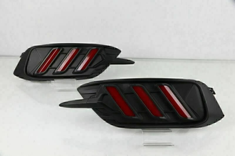 Rear Bumper Cover LED Fog Lights for Honda Civic Sedan (2016-2018)