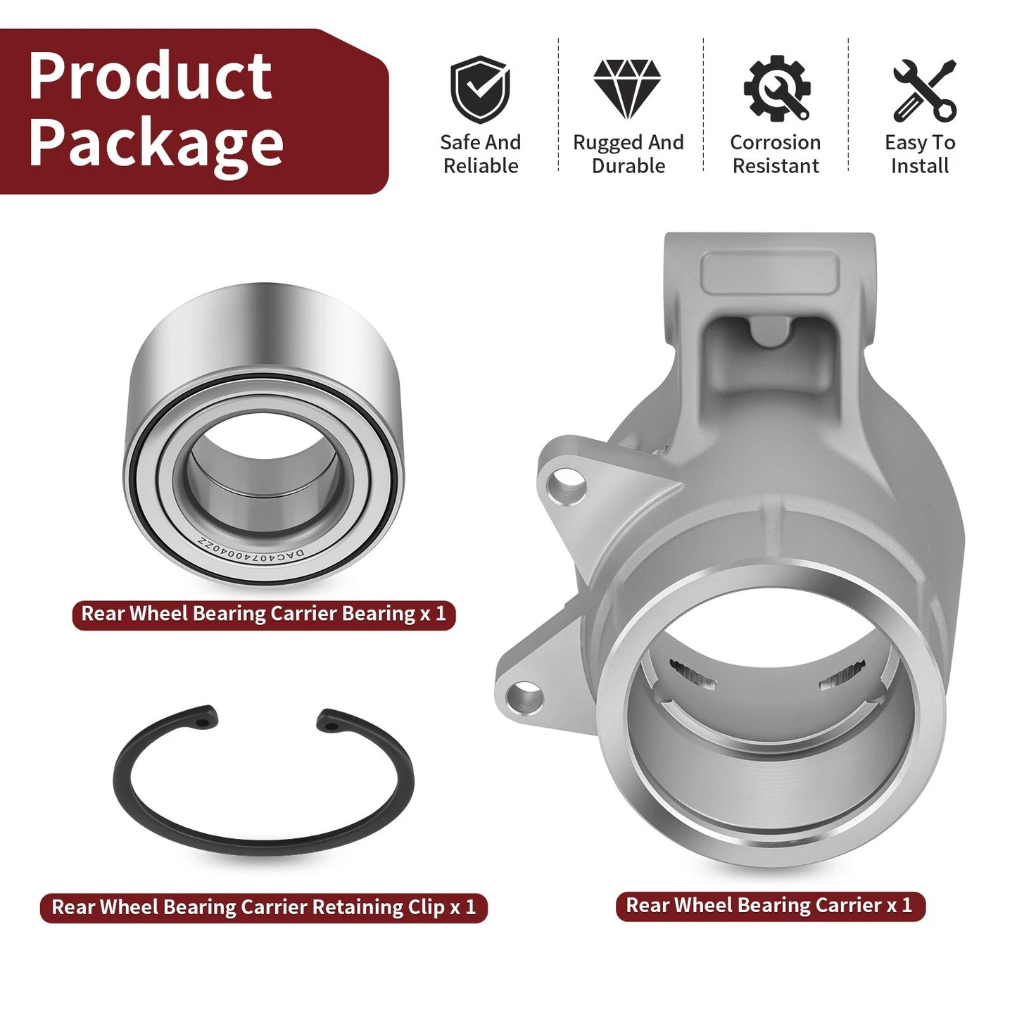 Rear Wheel Bearing Carrier for Polaris Sportsman 800 EFI (2007–2014)