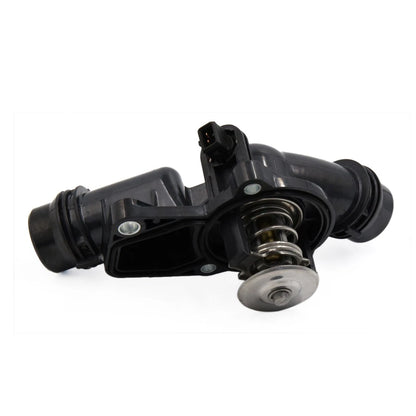 New Black Thermostat Housing Assembly with Sensor for BMW E39 530 E46 (1997-2003)