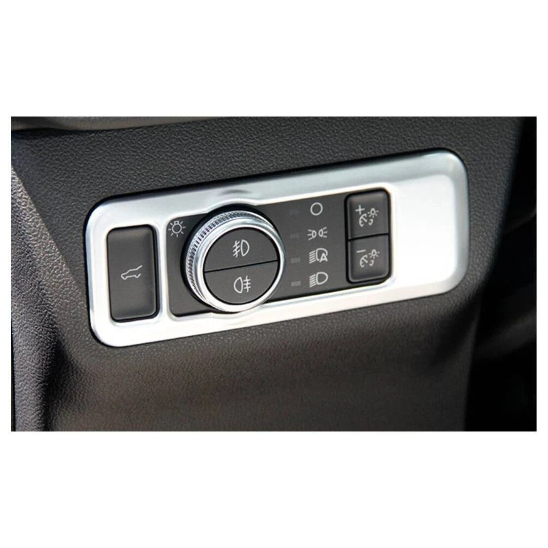 Chrome Headlight Switch Trim Cover for Ford Mustang (2024)