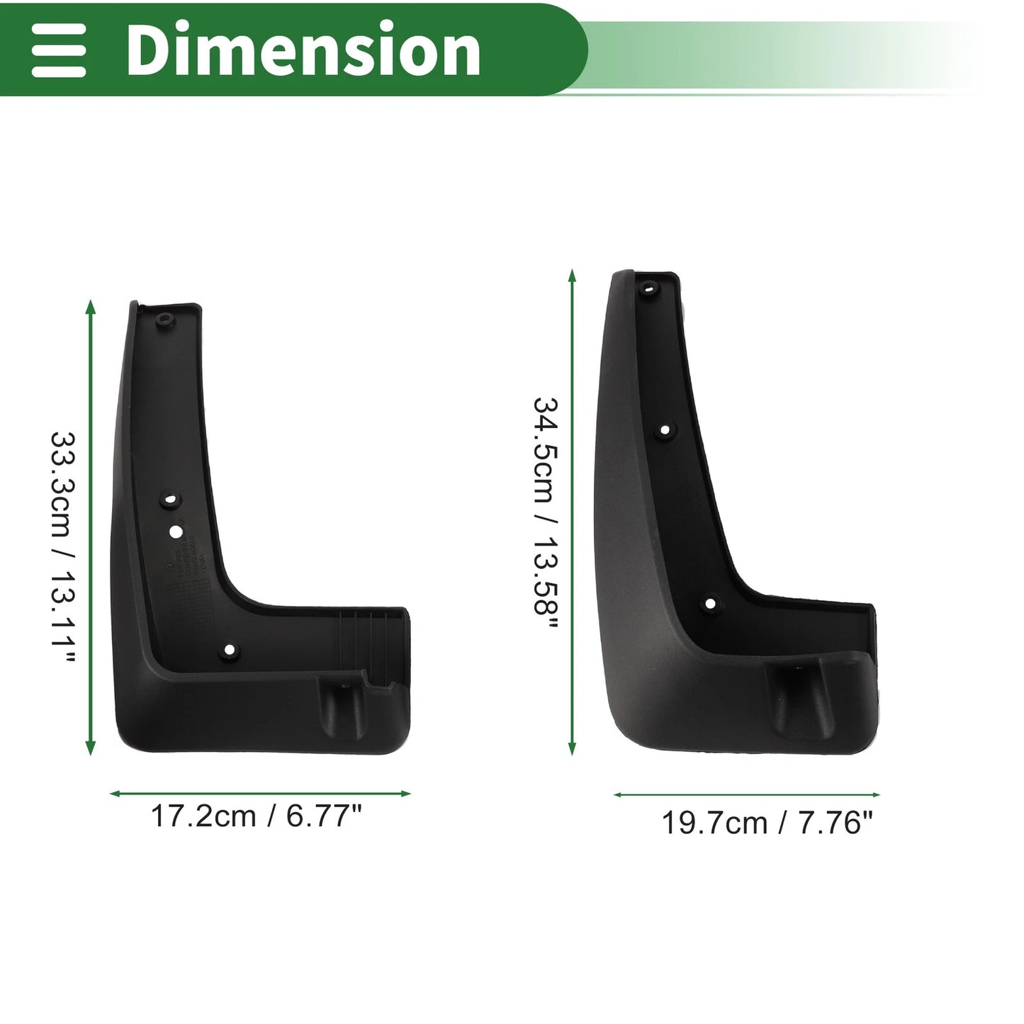 Mud Flaps Splash Guards for Kia KX5 (2016-2021)