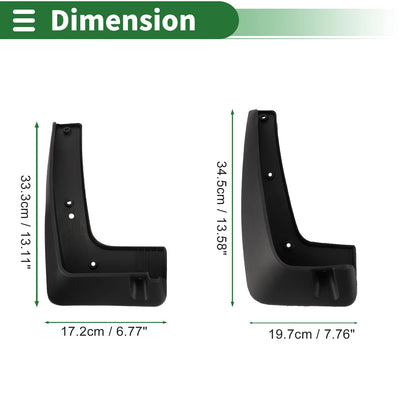 Mud Flaps Splash Guards for Kia KX5 (2016-2021)