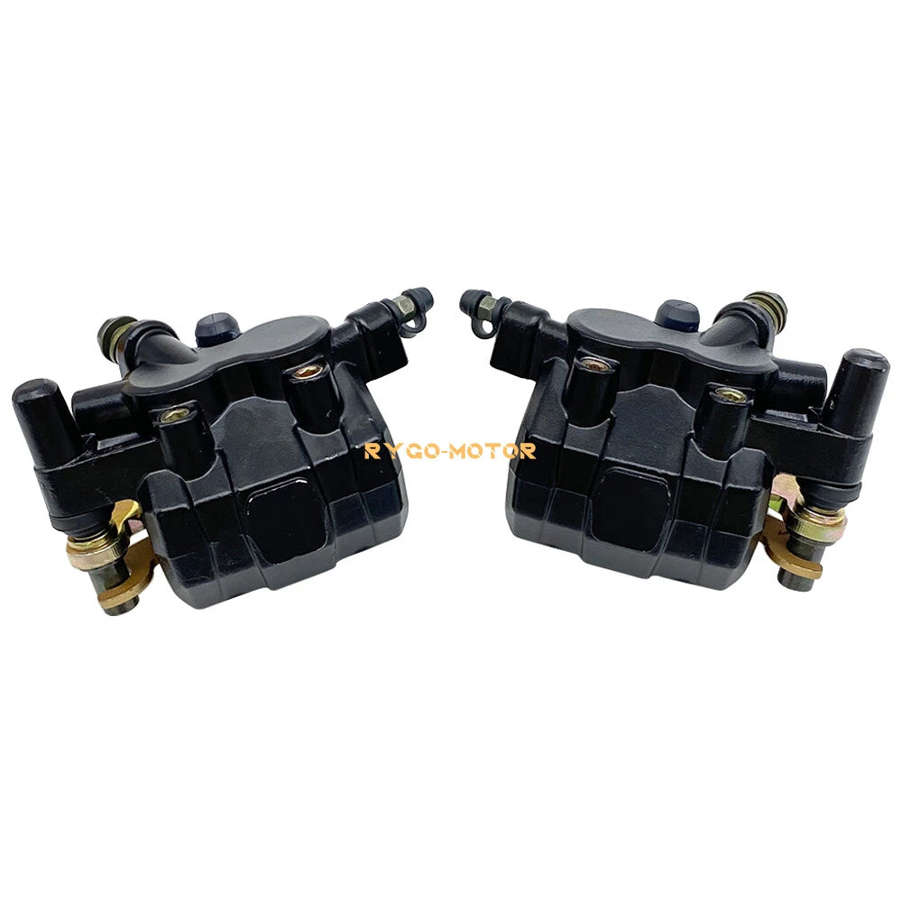 2x Front Calipers & Rotor Disc for Kawasaki Brute Force 650/750