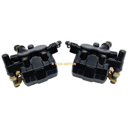 2x Front Calipers & Rotor Disc for Kawasaki Brute Force 650/750