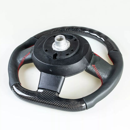 Flat Bottom Carbon Leather Steering Wheel for Mini R55 R56 R57 R58 R59 R60 R61 (2006-2019)