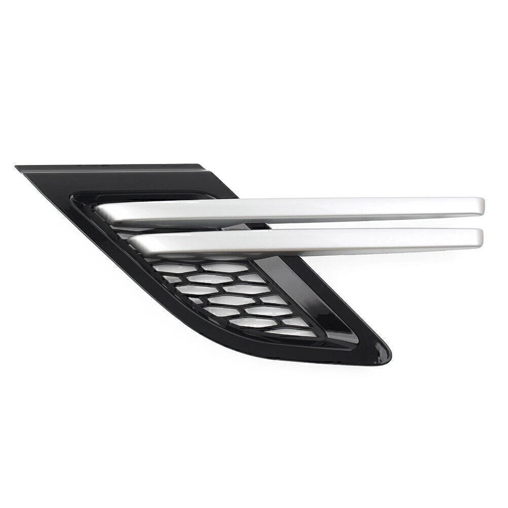 Left Front Fender Air Vents Grill for Range Rover Sport (2014-2017) Black/Silver