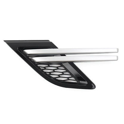 Left Front Fender Air Vents Grill for Range Rover Sport (2014-2017) Black/Silver