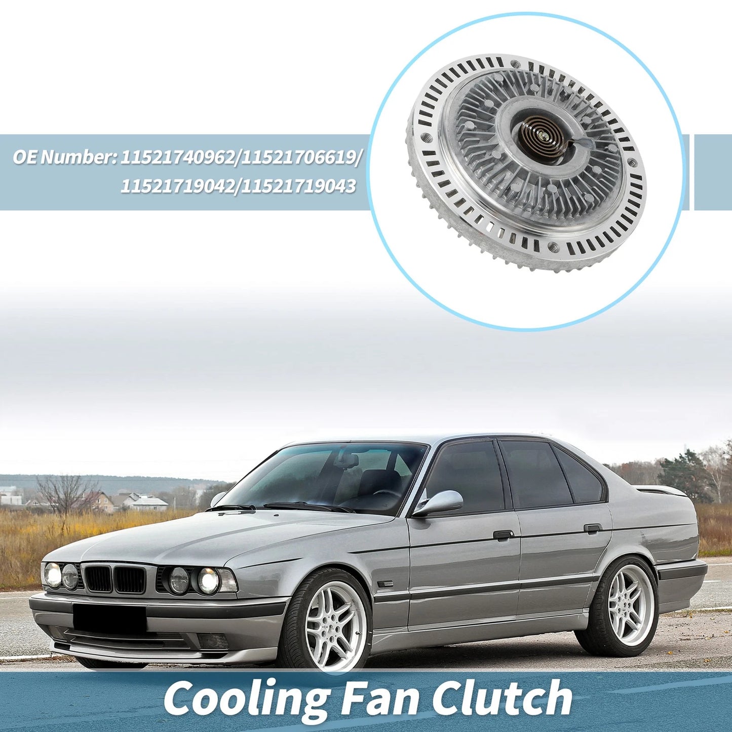 Engine Cooling Fan Clutch for BMW 318i E30 M10 (1984-1995)