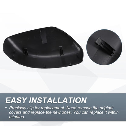 1 x Set Rearview Mirror Cover Cap Carbon Fiber for Infiniti G37 G25 Q60 Q40