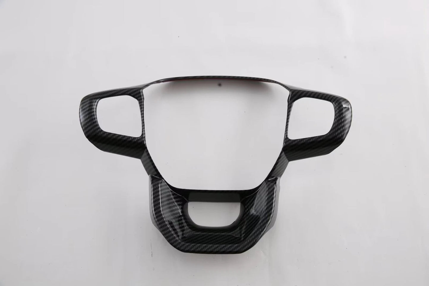 ABS Carbon Fiber Steering Wheel Cover Trim for 2023 Ford Ranger