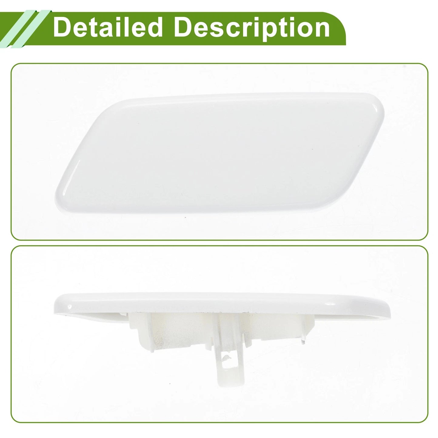 Front Left Washer Nozzle Cover for Toyota Prado (2012-2015) White