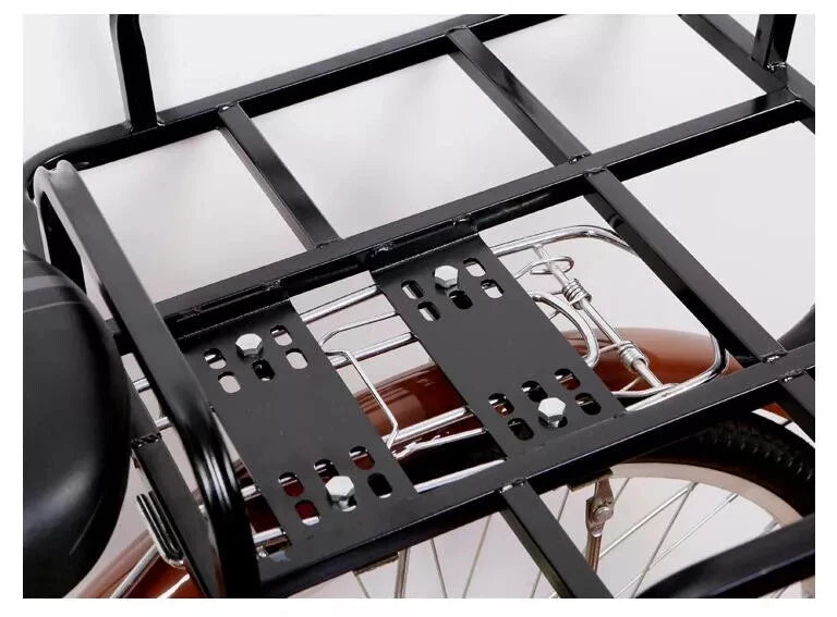 80kg Loading Steel Tube Rear Grille Rack for Food Delivery Box