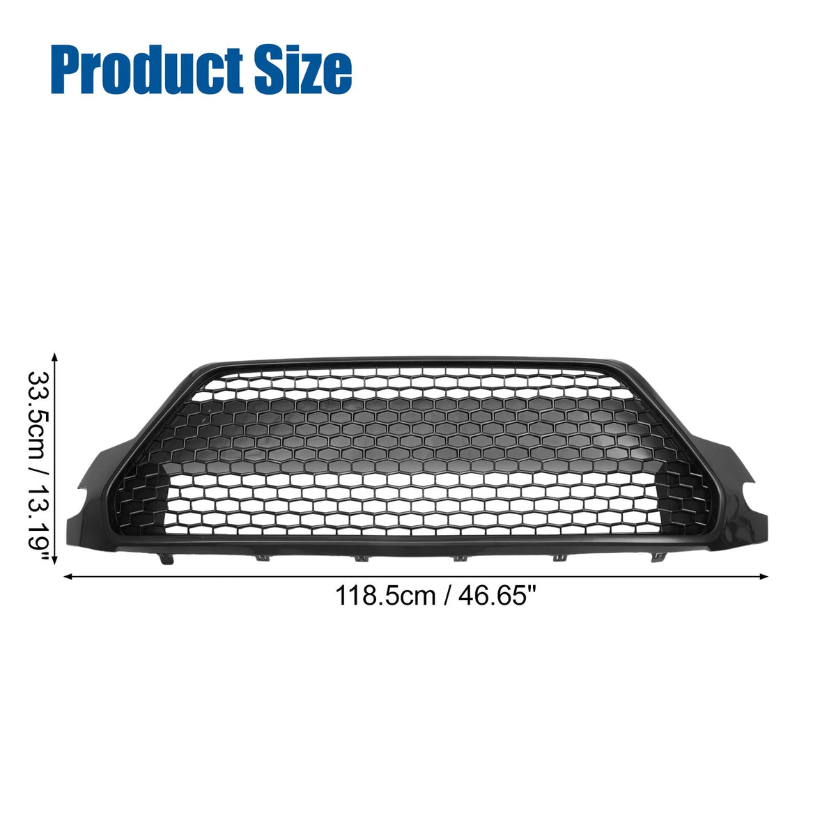 Front Hood Bumper Grille Grill for Toyota Corolla Black (2020–2022)