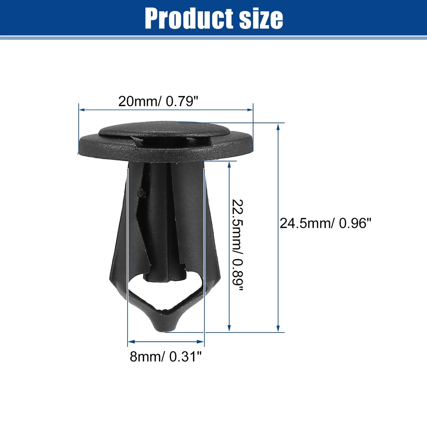 40 x Car Bumper Retainers Clips for Ford Escape (2001-2012)