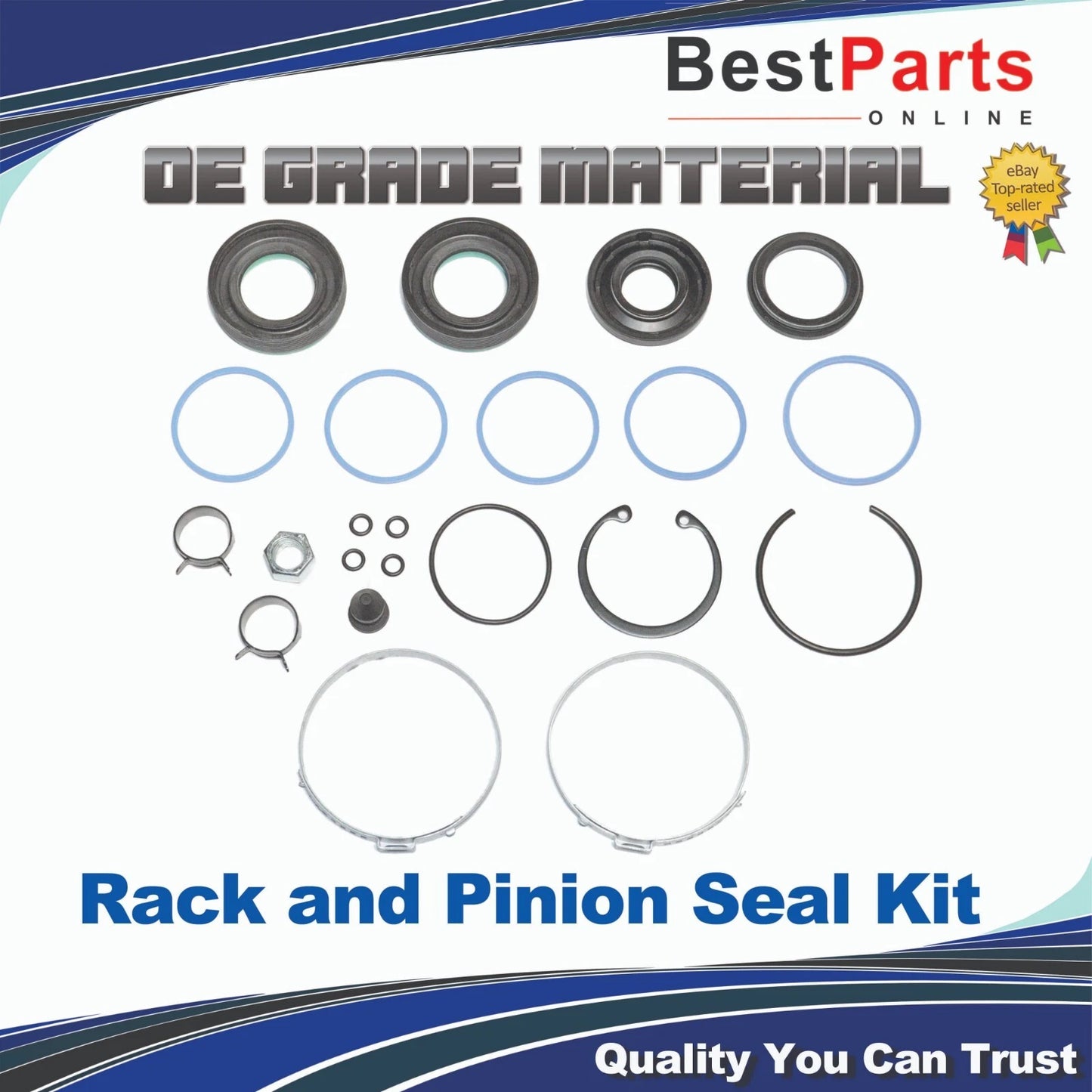 Power Steering Rack and Pinion Seal Kit for Ram Promaster City (2015–2022)