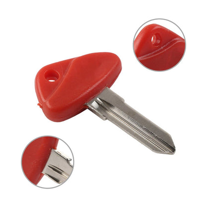 Red Uncut Blade Blank Key for BMW R1150GS R1150RS R1150RT R1200C R1200IND